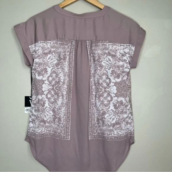 SIMPLY VERA VERAWANG SHORT SLEEVE POPOVER SIZE X-SMALL - Picture 4 of 9